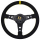 Promocije Steering wheel RACES Corsa EVO, 350mm, suede, 65mm deep dish | race-shop.si
