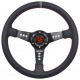 Volani Steering wheel RACES Turismo, 350mm, ECO leather, 65mm deep dish | race-shop.si