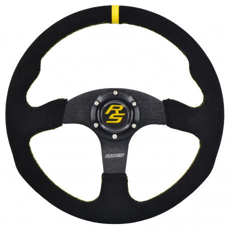 Promocije Volanski obroč RACES Strada, 350mm, semiš, raven | race-shop.si