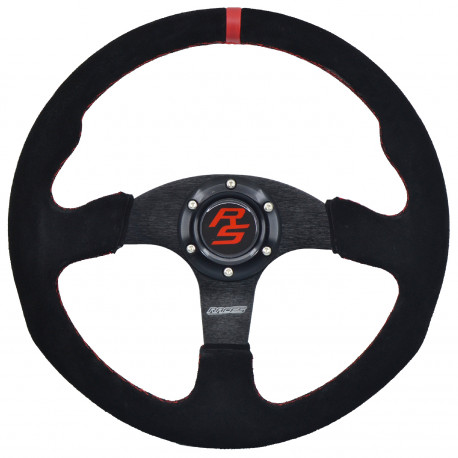 Promocije Volanski obroč RACES Strada, 350mm, semiš, raven | race-shop.si
