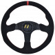 Volani Steering wheel RACES Strada, 350mm, suede, flat | race-shop.si