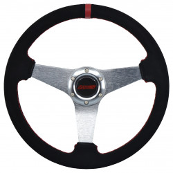 Steering wheel RACES Gara, 350mm, suede, flat