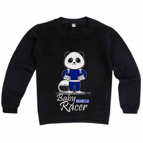 Majice s kapuco in jakne Felpa Baby Racer sweatshirt - Black | race-shop.si