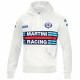 Majice s kapuco in jakne Sparco MARTINI RACING men`s hoodie white | race-shop.si