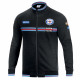 Majice s kapuco in jakne Sparco MARTINI RACING men`s full zip sweatshirt black | race-shop.si