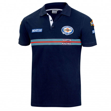 Majice Sparco MARTINI RACING men`s replica polo shirt - blue | race-shop.si