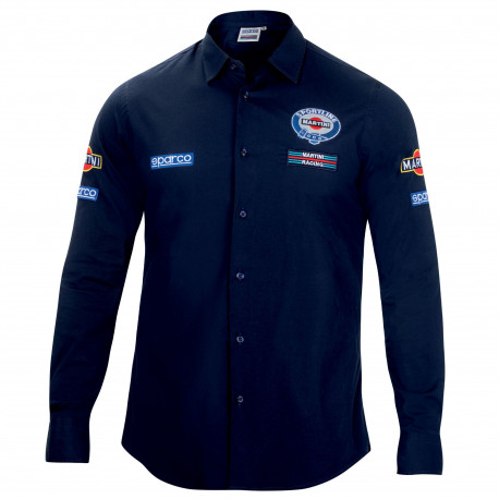 Majice Sparco MARTINI RACING men`s long sleeve shirt - blue | race-shop.si