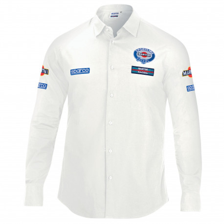 Majice Sparco MARTINI RACING men`s long sleeve shirt - white | race-shop.si