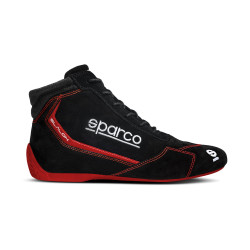 FIA dirkalni čevlji Sparco SLALOM, črna/rdeča