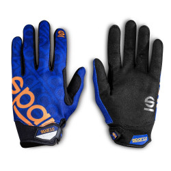 Rokavice za mehanike Sparco MECA-3, modra/oranžna