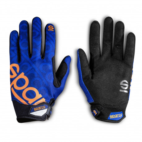 Oprema za mehanike Mechanics` glove Sparco MECA-3 blue/orange | race-shop.si