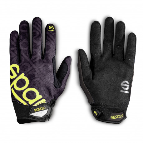 Oprema za mehanike Mechanics` glove Sparco MECA-3 black/yellow | race-shop.si