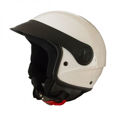 Odprte čelade Helmet OPEN FACE CE 22-05 Gloss White Helmet | race-shop.si