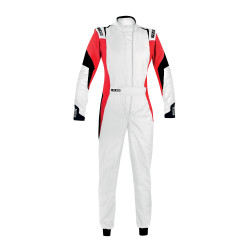 SPARCO FIA race suit COMPETITION LADY (R567) White/Red/Black