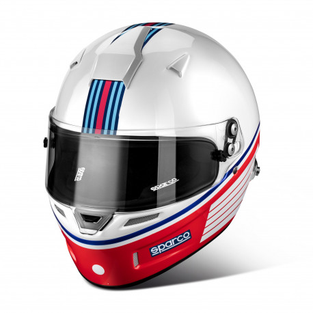 Celoplanetne čelade Čelada Sparco MARTINI RACING RF-5W s črtnim dizajnom, FIA 8859-2015, HANS | race-shop.si