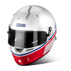 FIA zaprta dirkalna čelada Sparco AIR PRO RF-5W MARTINI RACING (HANS), bela/rdeča
