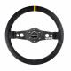 Volani 2 spokes steering wheel Sparco R215 FLAT, 350mm suede | race-shop.si