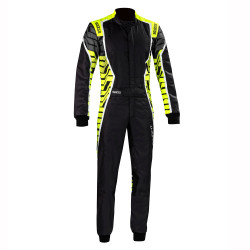 CIK-FIA otroški kombinezon za karting SPARCO X-LIGHT K, črna/rumena/siva