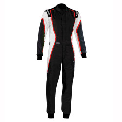 CIK-FIA race suit Sparco X-LIGHT K black/white/red