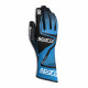 Rokavice Race gloves Sparco Rush (inside stitching) turquoise | race-shop.si