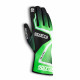 Rokavice Race gloves Sparco Rush (inside stitching) black/green | race-shop.si