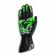 Rokavice Race gloves Sparco Rush (inside stitching) black/green | race-shop.si