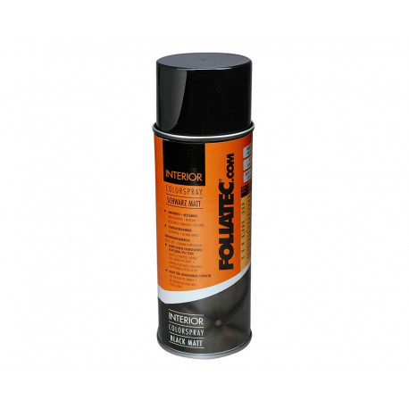 Spreji in folije Foliatec interior color spray, 400ml, black mat | race-shop.si