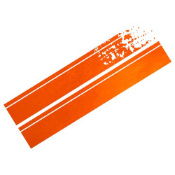 Cardesign Nalepka STRIPES, 22x150cm, oranžne barve