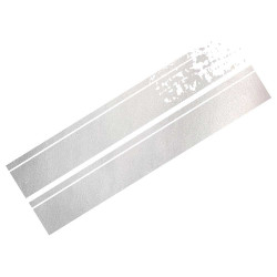 Cardesign Nalepka STRIPES, 22x150cm, srebrne barve