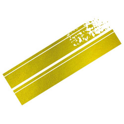 Cardesign Nalepka STRIPES, 22x150cm, zlate barve