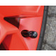 Pokrovčki ventilov Ventilni pokrovčki AIRCAPS SKULL, črni z rdečimi očmi | race-shop.si