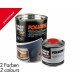 Spreji in folije Hard Rock Liner, 2C teksturirana barva permanent set, black satin-gloss | race-shop.si