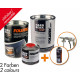 Spreji in folije EXTRA PACK Hard Rock Liner, 2C teksturirana barva, black satin gloss - odstranljiv komplet | race-shop.si