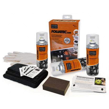 Spreji in folije Foliatec rim spray paint kit 2C, 1200 ml, gunmetal metallic glossy | race-shop.si