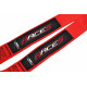 Varnostni pasovi in dodatna oprema ECE 3-točkovni varnostni pasovi 2" (50mm) RACES, rdeče barve | race-shop.si