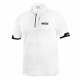 Majice Polo Shirt Sparco Polo Zip white | race-shop.si