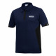 Majice Polo Shirt Sparco Polo Zip blue/black | race-shop.si