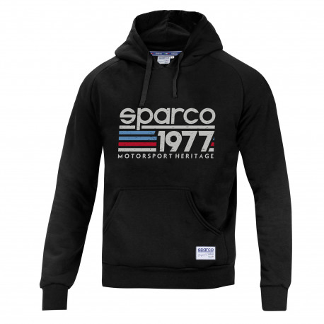 Majice s kapuco in jakne Sparco men`s hoodie 1977 black | race-shop.si