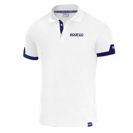 Majice Polo Shirt Sparco CORPORATE white | race-shop.si
