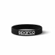 Rubber wrist band SPARCO silicone bracelet black | race-shop.si