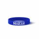Rubber wrist band SPARCO silicone bracelet blue | race-shop.si