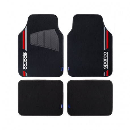 Univerzalni Sparco Corsa SPF508RD car floor mats -fabric | race-shop.si