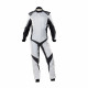 Obleke FIA race suit OMP ONE EVO X silver/black | race-shop.si