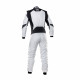Obleke FIA race suit OMP ONE EVO X silver/black | race-shop.si