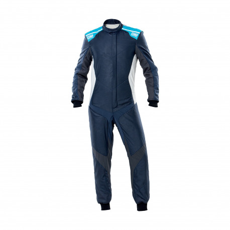 Obleke FIA tekmovalni kombinezon OMP ONE EVO X, modra/turkizna | race-shop.si