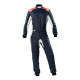 Obleke FIA race suit OMP ONE-S MY2020 blue/orange | race-shop.si