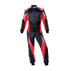 FIA race suit OMP Tecnica EVO black/red