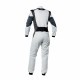 Obleke FIA race suit OMP Tecnica HYBRID silver/black | race-shop.si