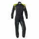 FIA race suit OMP Tecnica HYBRID black/yellow