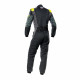 Obleke FIA tekmovalni kombinezon OMP Tecnica HYBRID, črna/rumena | race-shop.si